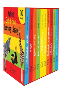 My First English Hindi Learning Library: Boxset of 10 Board Books For Kids