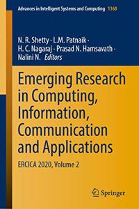 Emerging Research in Computing, Information, Communication and Applications