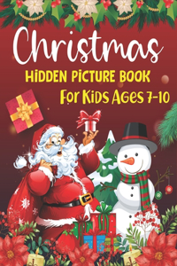 Christmas hidden picture book For Kids Ages 7-10