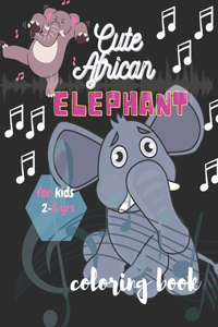 Cute African elephant