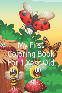 My First Coloring Book For 1 Year Old