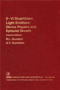 II-VI Semiconductor Blue/Green Light Emitters