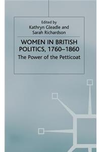 Women in British Politics, 1760-1860