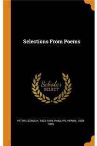 Selections from Poems