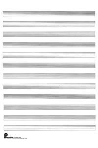 Writing Pad No. 1: 12-Stave (Both Sides): Passantino Manuscript Paper