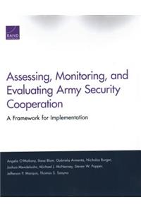 Assessing, Monitoring, and Evaluating Army Security Cooperation