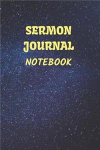 Sermon Journal Notebook