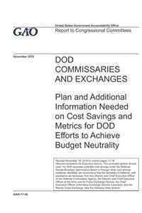 DOD Commissaries and Exchanges