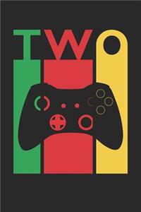 Gaming Notebook for 2 Year Old Boys and Girls - Colorful Gaming Journal - 2nd Birthday Gift for Gamer Diary