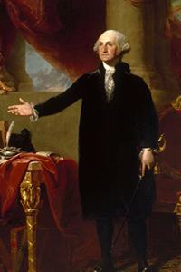 Iconic Portrait of President George Washington by Gilbert Stuart Journal