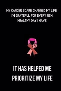 My cancer scare changed my life. I'm grateful for every new, healthy day I have. It has helped me prioritize my life