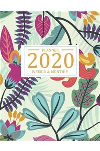 2020 Weekly and Monthly Planner