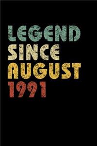 Legend Since August 1991
