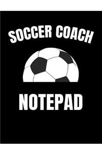 Soccer Coach Notepad