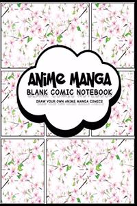 Anime Manga Blank Comic Notebook