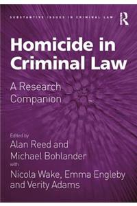 Homicide in Criminal Law