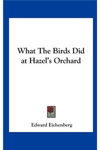 What the Birds Did at Hazel's Orchard