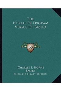Hokku or Epigram Versus of Basho