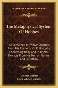 Metaphysical System of Hobbes