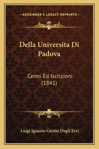 Della Universita Di Padova