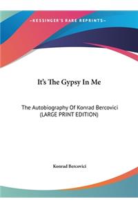 It's the Gypsy in Me: The Autobiography of Konrad Bercovici (Large Print Edition)