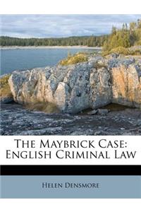 The Maybrick Case