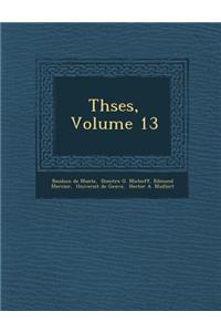 Th�ses, Volume 13