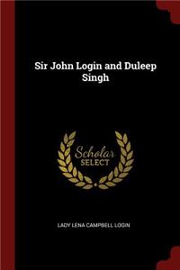 Sir John Login and Duleep Singh