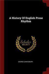 History Of English Prose Rhythm