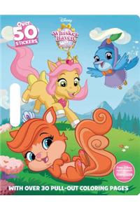 Disney Whisker Haven Tales Palace Pets Coloring Floor Pad: With Over 30 Pull-Out Coloring Pages