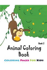 Coloring Pages For Kids Animals Coloring Book 2