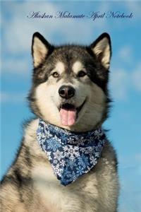Alaskan Malamute April Notebook Alaskan Malamute Record, Log, Diary, Special Memories, To Do List, Academic Notepad, Scrapbook & More