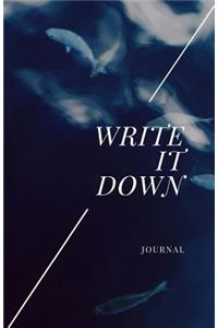 Write it Down Journal