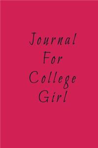 Journal For College Girl