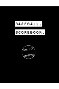 Baseball Scorebook