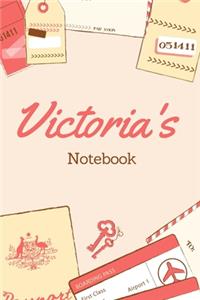 Victoria First Name Victoria Notebook