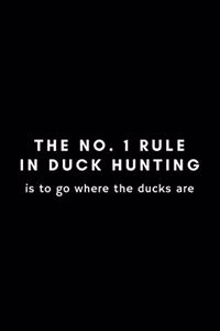 The No. 1 Rule In Duck Hunting Is To Go Where The Ducks Are
