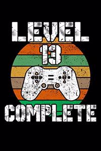 Level 13 Complete