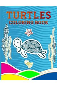Turtles Coloring Book