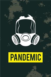 Pandemic: Radioactive Notebook Journal Composition Blank Lined Diary Notepad 120 Pages Paperback