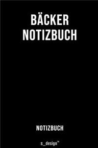 Notizbuch für Bäcker