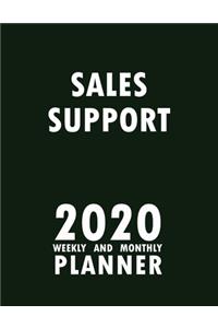 Sales Support 2020 Weekly and Monthly Planner