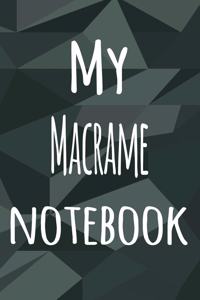 My Macrame Notebook