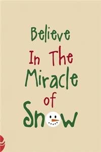 Believe In The Miracle Of Snow