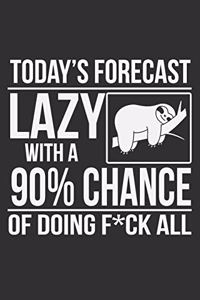 Today's Forecast Lazy With A 90% Chance Of Doing F*CK All
