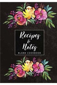 Blank Cookbook Recipes & Notes