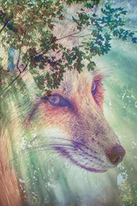 Forest Wolf Composition Notebook, Graph Paper