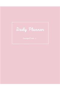 Daily Planner: Beautiful Pinks 3: 8.5