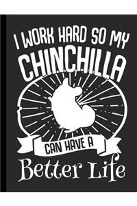 I Work Hard So My Chinchilla Can Have A Better Life