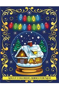 Adult Coloring Books for Men (Merry Christmas)